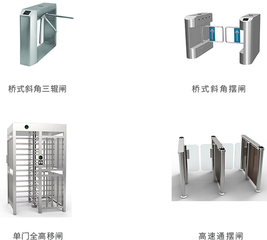 桥式斜角三辊闸 全高移闸 通摆闸 斜角摆闸